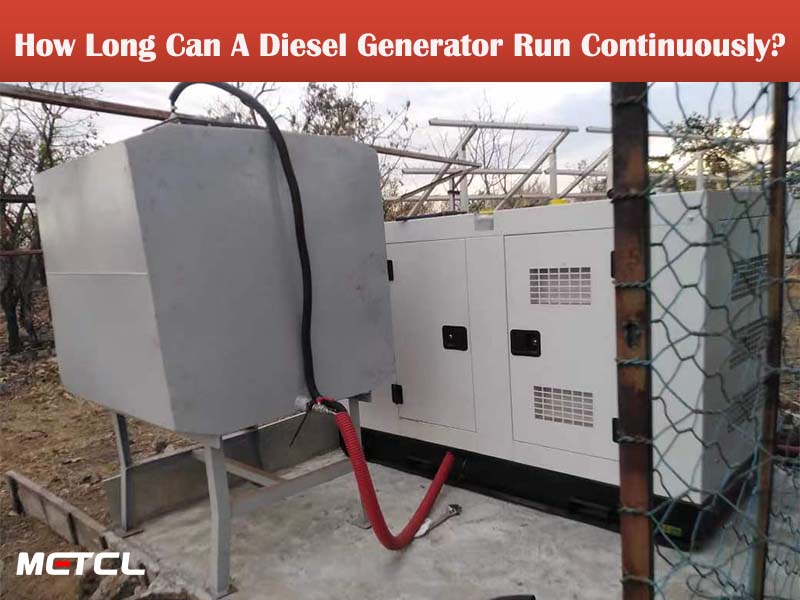 METCL How long can a Cummins diesel generator run continuously