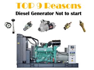 what can cause a diesel generator not to start
