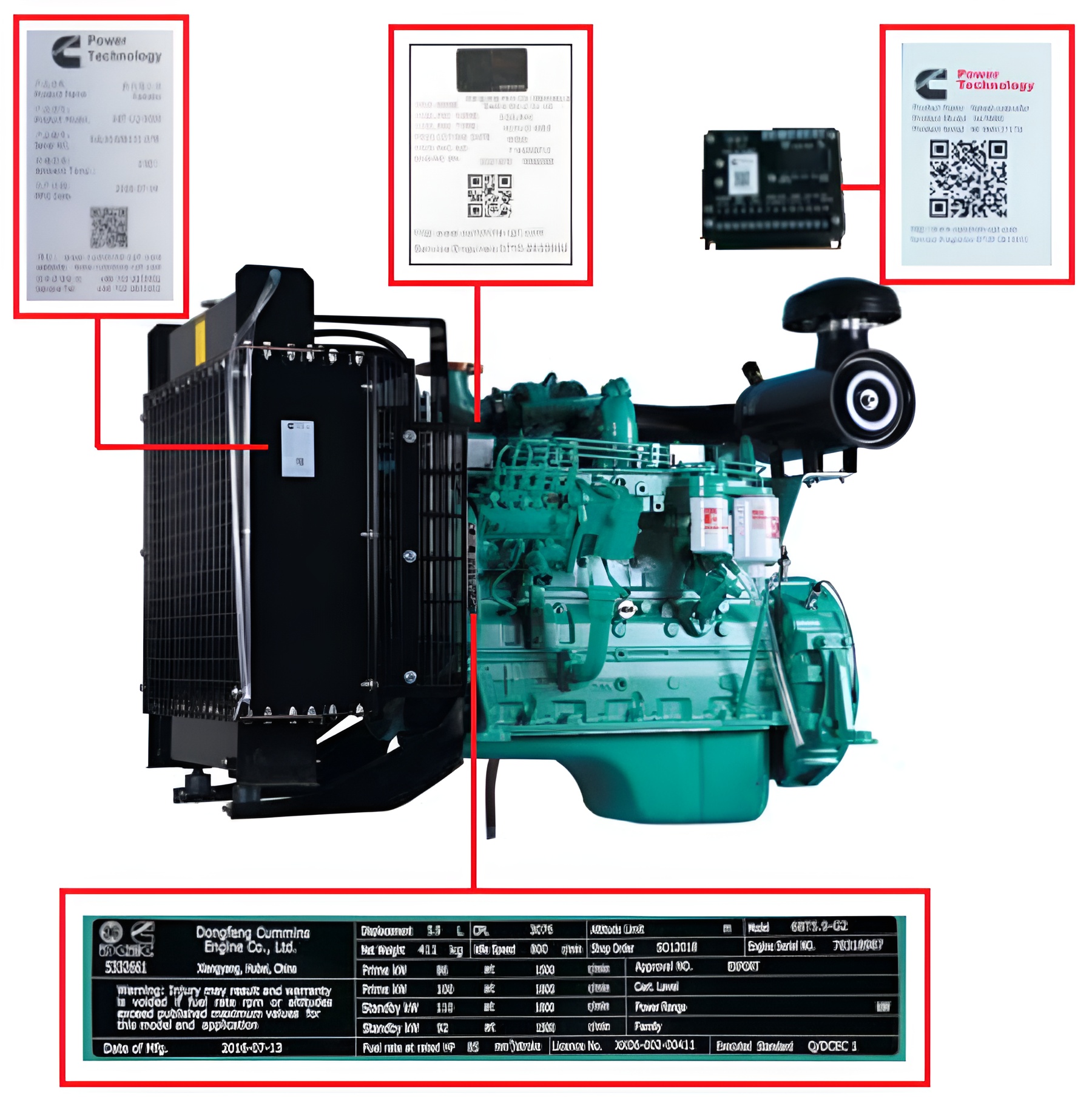 Innova eme METCL Cummins diesel engine 6BTA5.9-G2